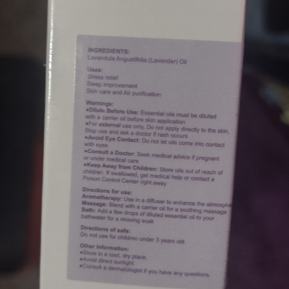 Surfree Premium Grade Lavender Essential Oil 1 fl oz/30 ml NWT - Picture 4 of 4